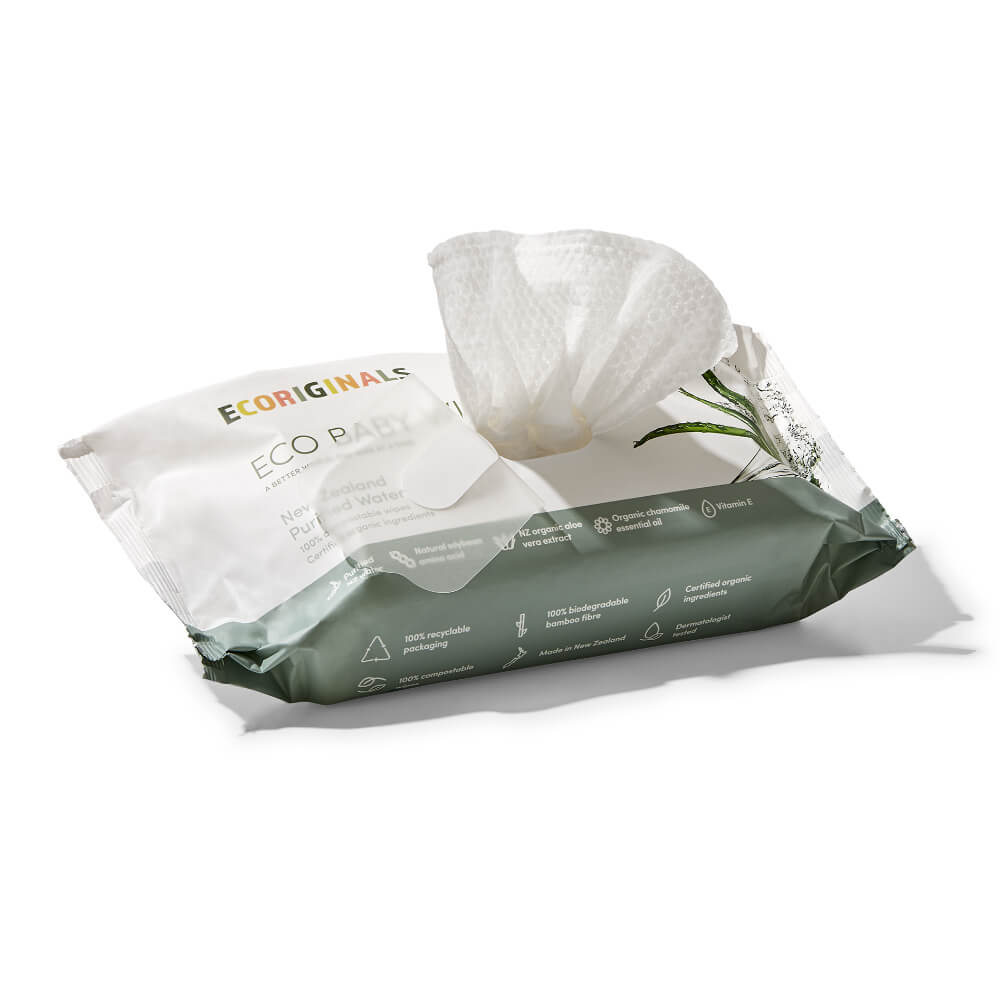 Ecoriginals NZ Water Wipes 70 Pack