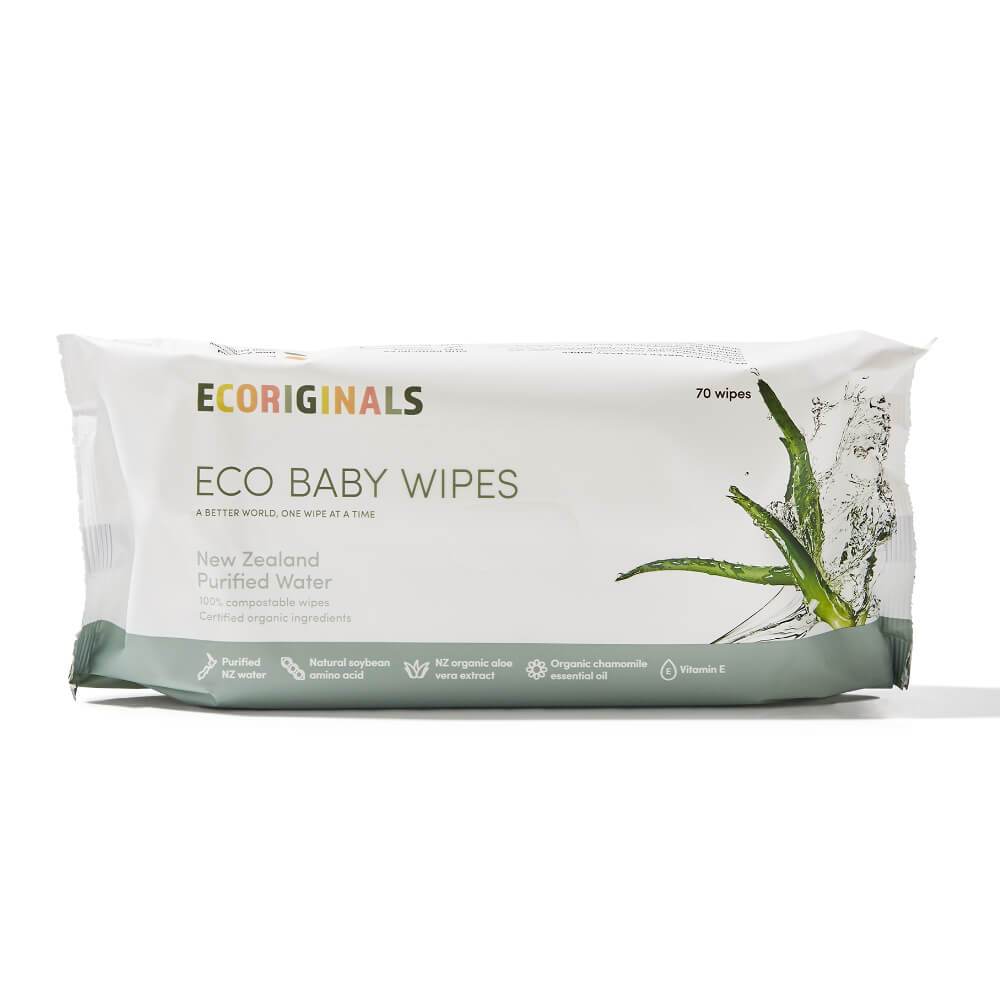 Ecoriginals NZ Water Wipes 70 Pack