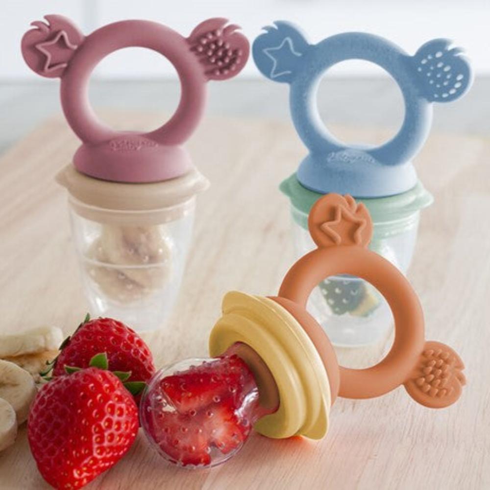 Cherub Baby Silicone Fresh Food Feeder - Mimosa/Caramel