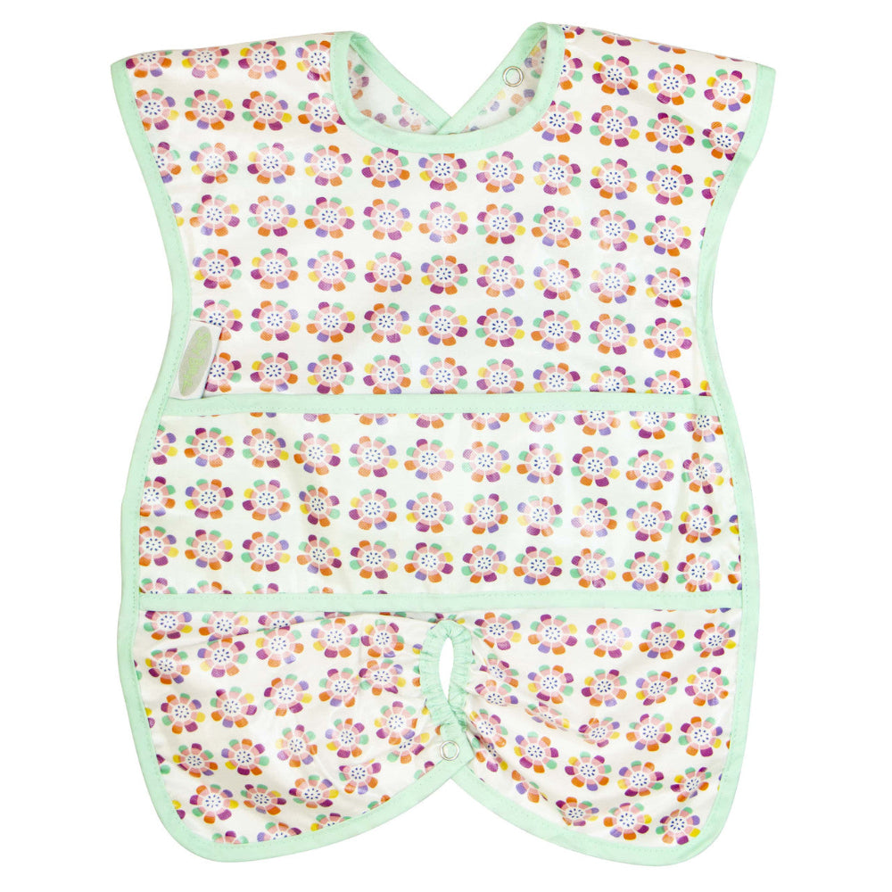 Silly Billyz Nylon Highchair Hugger Bib - Pansy