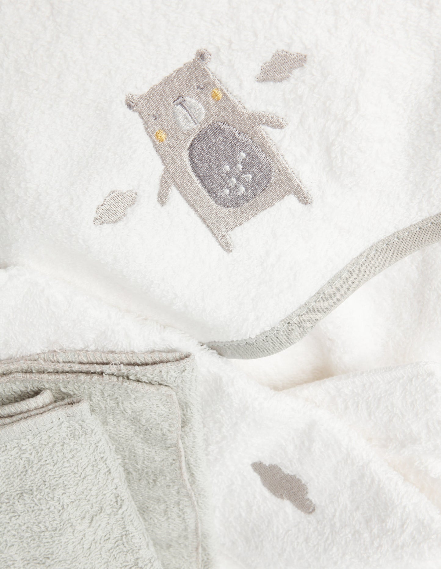 Snugtime Hooded Towel and 4 pce Washer Set