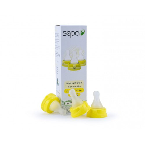 Sepal 3 pk Teats - Medium Teat/Medium Flow