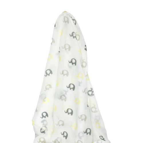 ES Kids Muslin Wrap Yellow/Grey Elephant