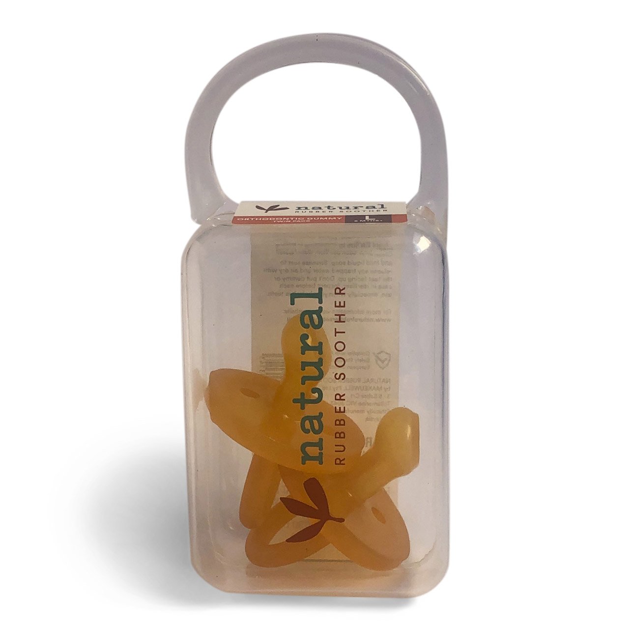 Natural Rubber Soother - Orthodontic Large