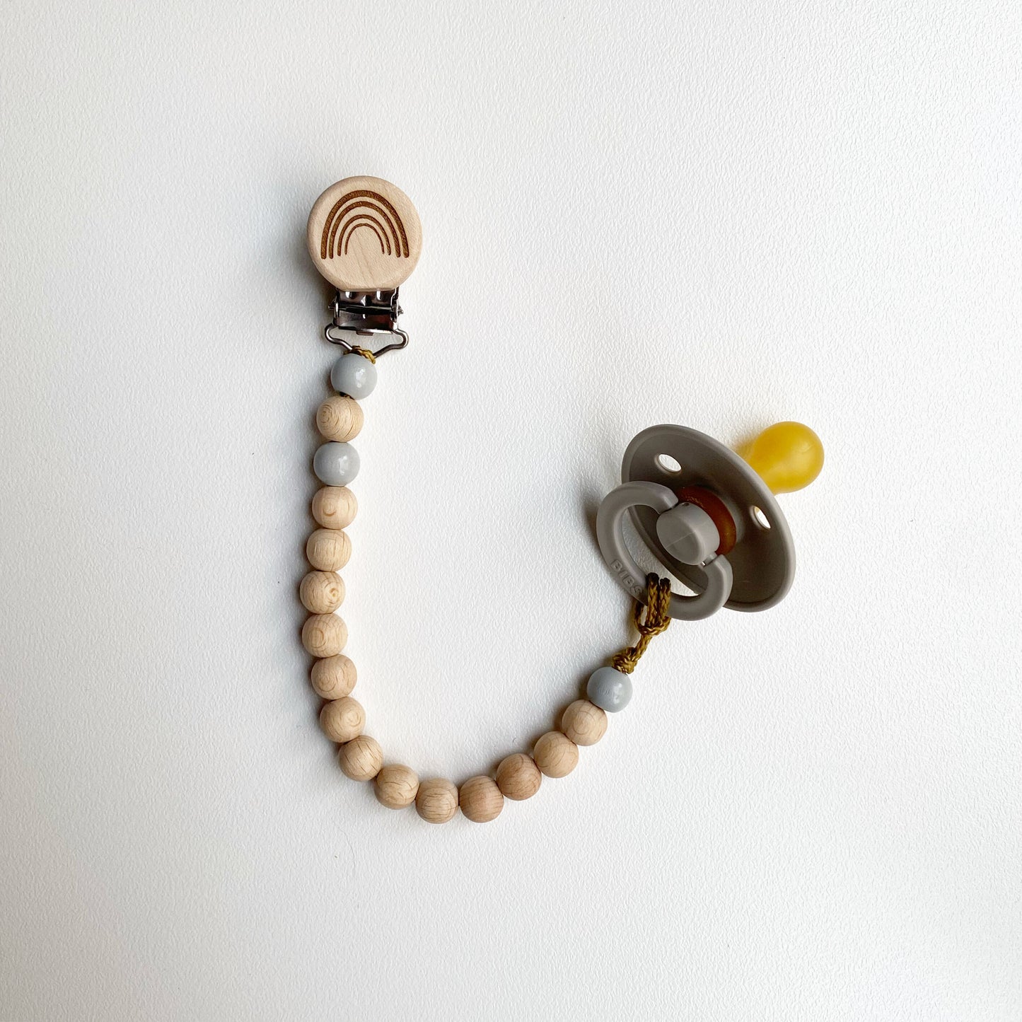 OLH Petite Bead Dummy Chain - Rainbow Grey