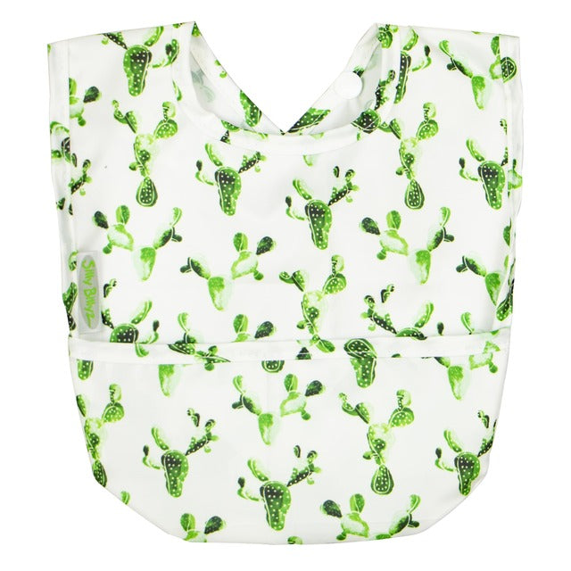 Silly Billyz Wipe Clean Nylon Pocket Bib 3 Pk Boy
