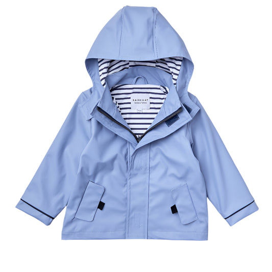 Rainkoat Stripy Sailor Jacket -Storm Blue