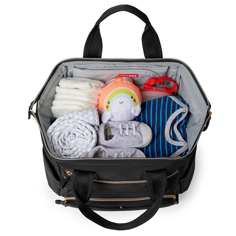 Skip Hop Main Frame Wide Open Backpack -Black