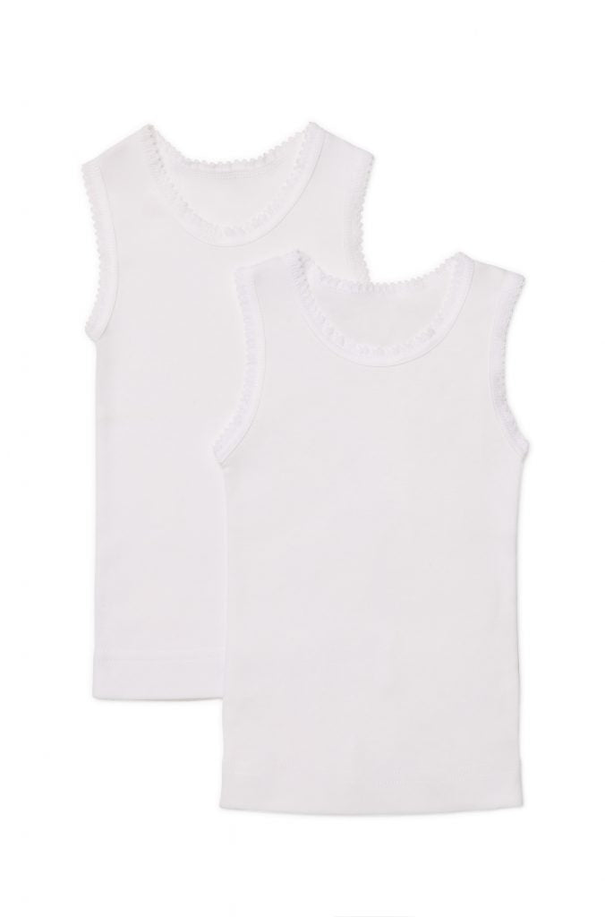 Marquise Singlets 2 Pk White