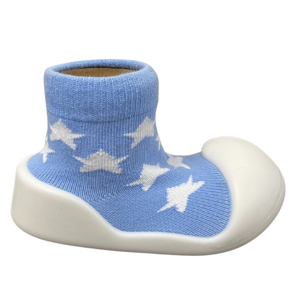 ES Kids Rubber Soled Socks - Blue Star