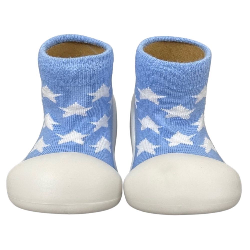 ES Kids Rubber Soled Socks - Blue Star