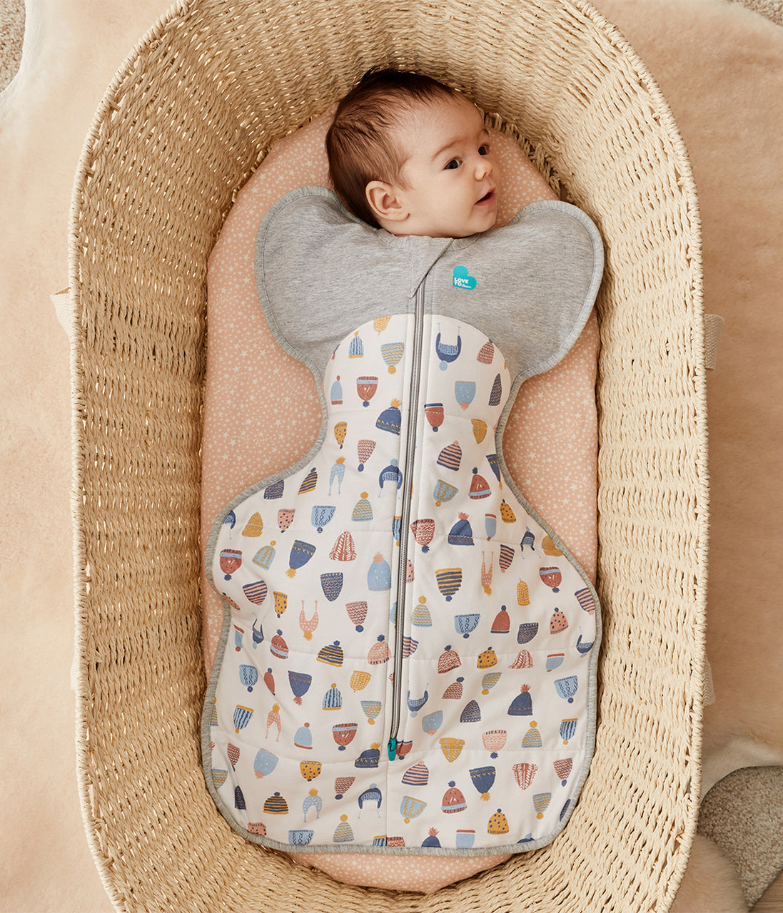 Love To Dream Swaddle Up Hip Dysplasia 2.5 Tog - Happy Hats