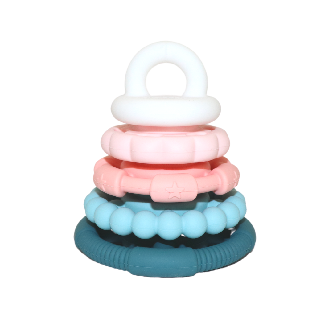 Jellystone Rainbow Stacker Teether Sugar Blossom