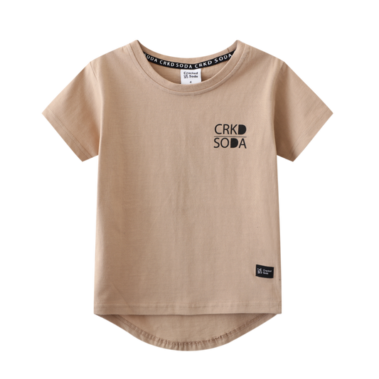 Cracked Soda Wesley Tee - Tan
