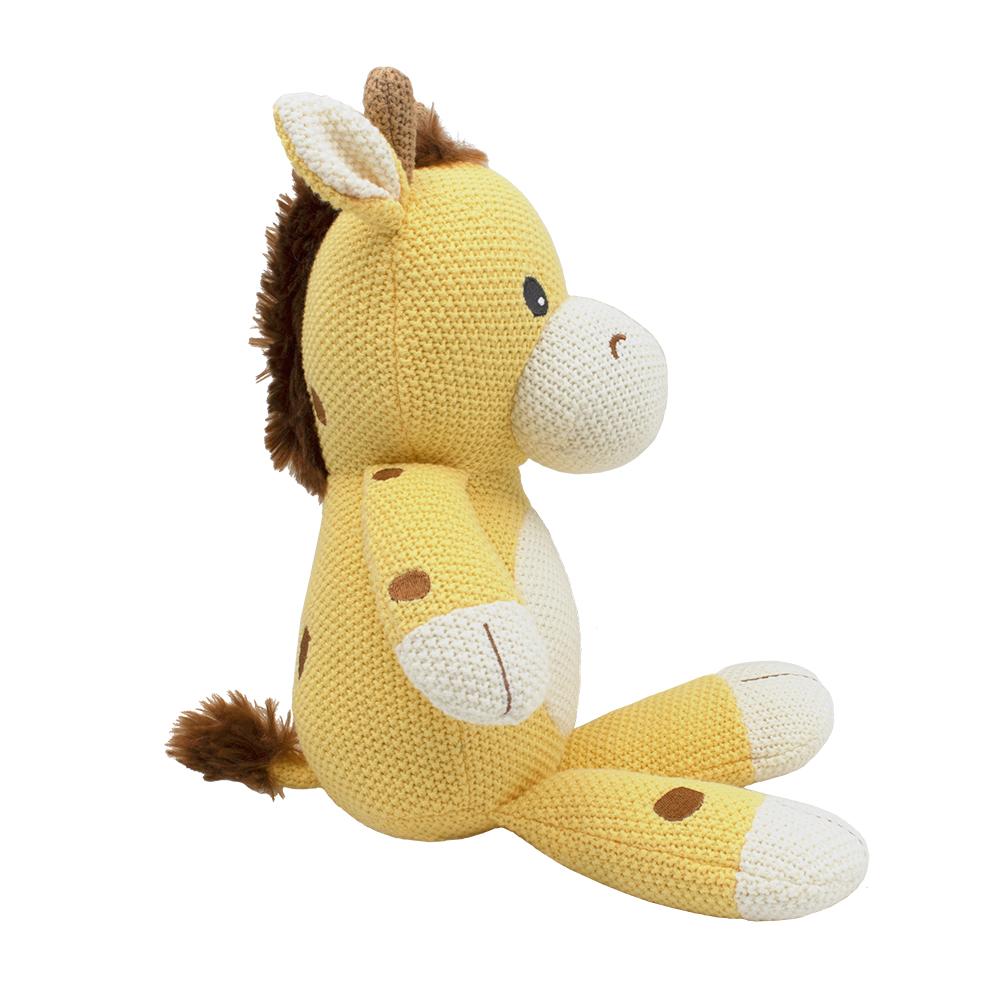 Living Textiles Whimsical Knitted Toy - Noah the Giraffe