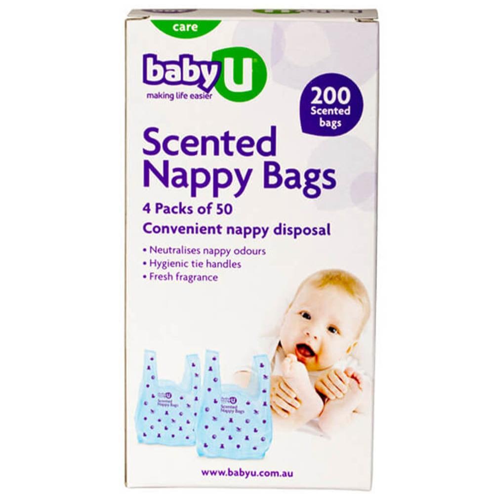 Baby U Scented Nappy Bags 200 Pack
