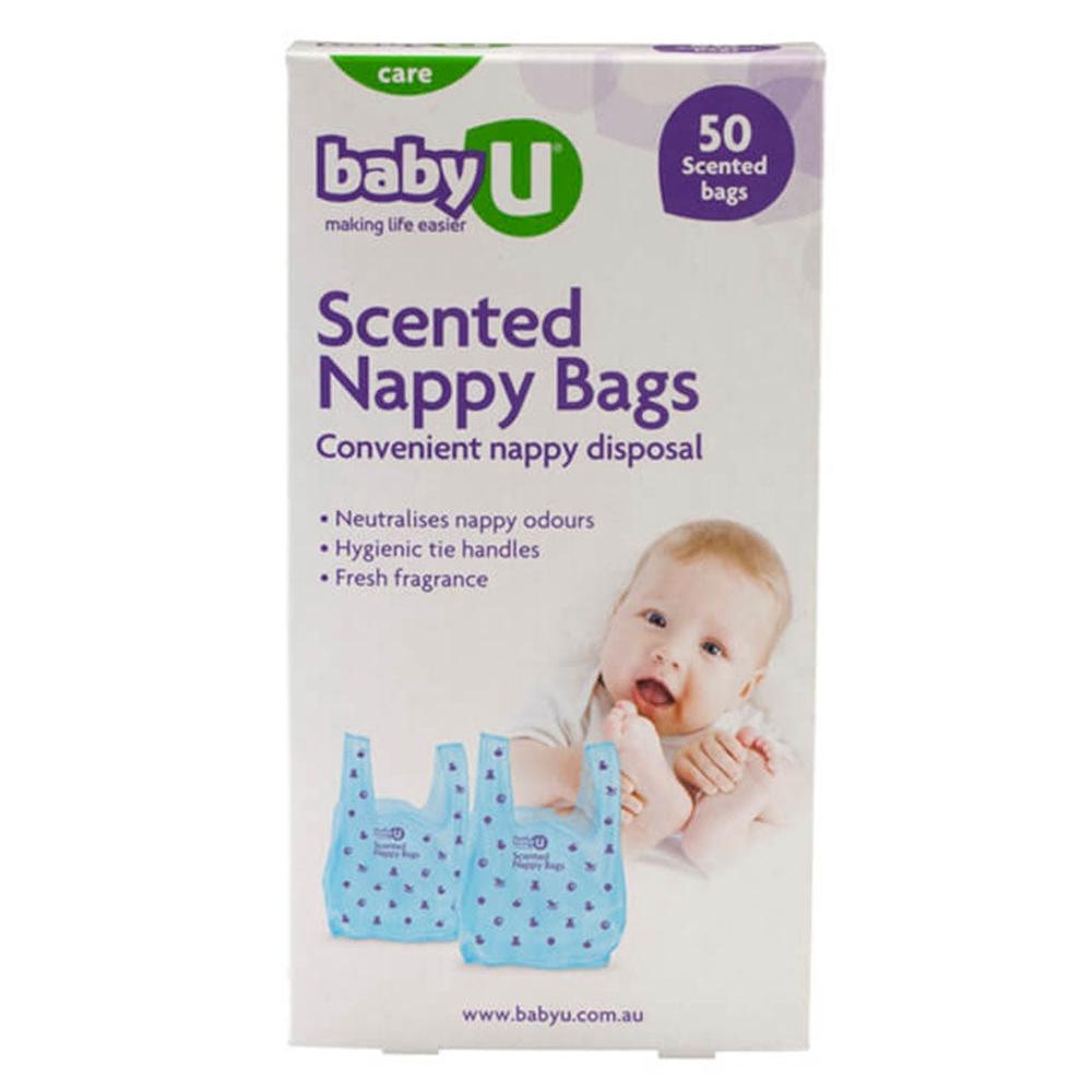 Baby U Scented Nappy Bags 50 Pack