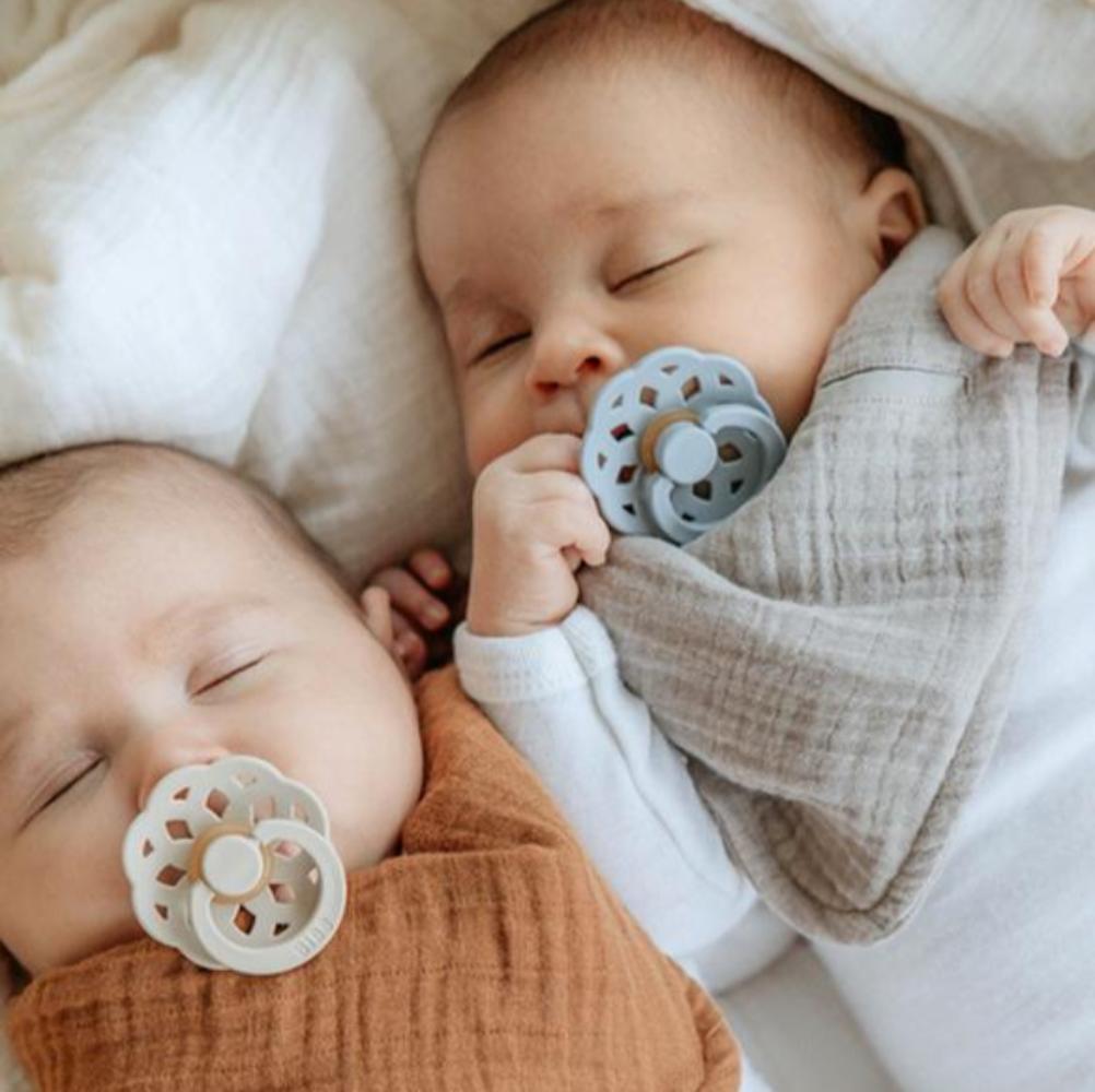 Bibs Colour Boheme Soothers 2 pk - Sage/Cloud