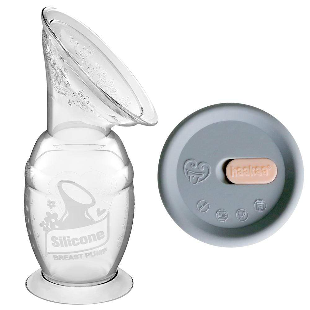 Haakaa Silicone Breast Pump & Cap Set