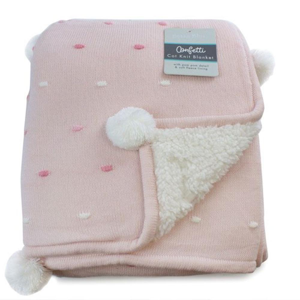 Bubba Blue Confetti Blanket - Pink