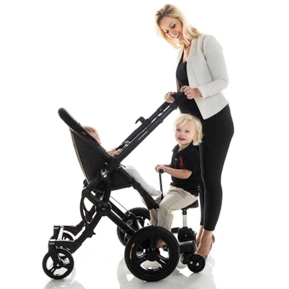 Bumprider Sit Toddler Board With Seat Black