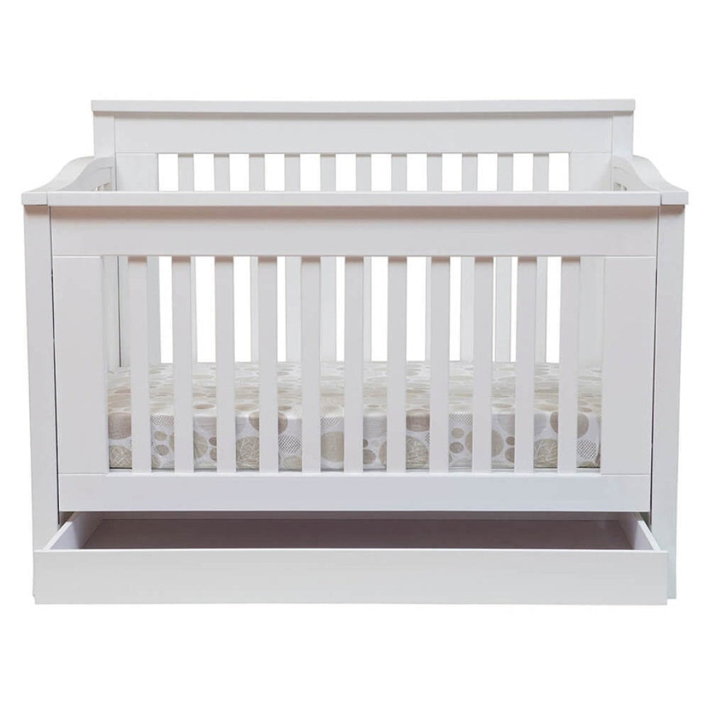 Cocoon Flair Cot & Mattress - White