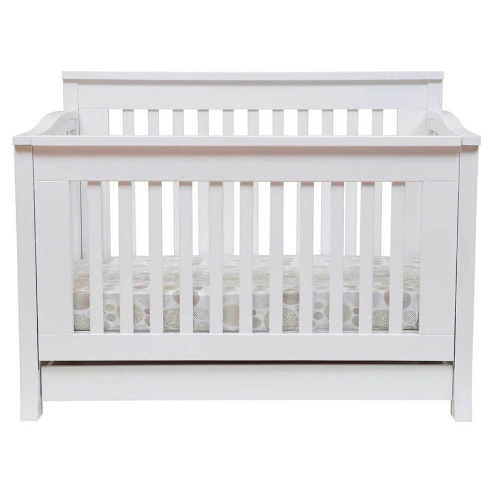 Cocoon Flair Cot & Mattress - White