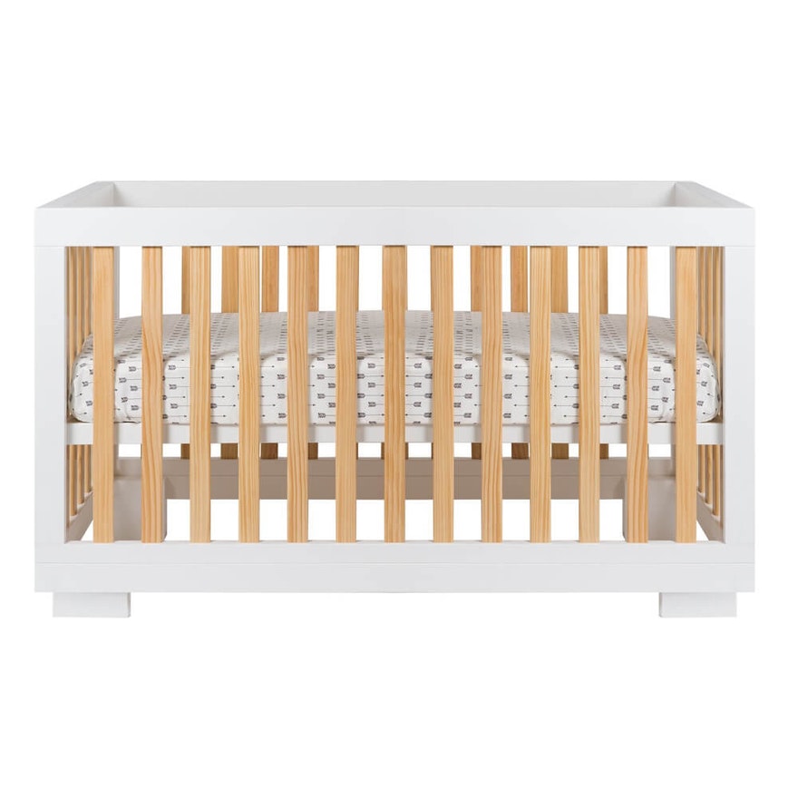 Cocoon Luxe Cot & Mattress - White/Natural