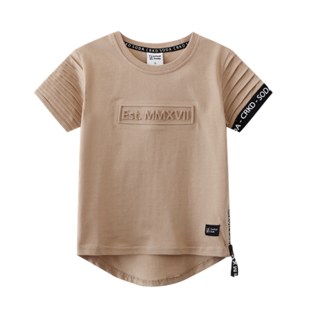 Cracked Soda Cruz Detailed Tee - Tan - Infant