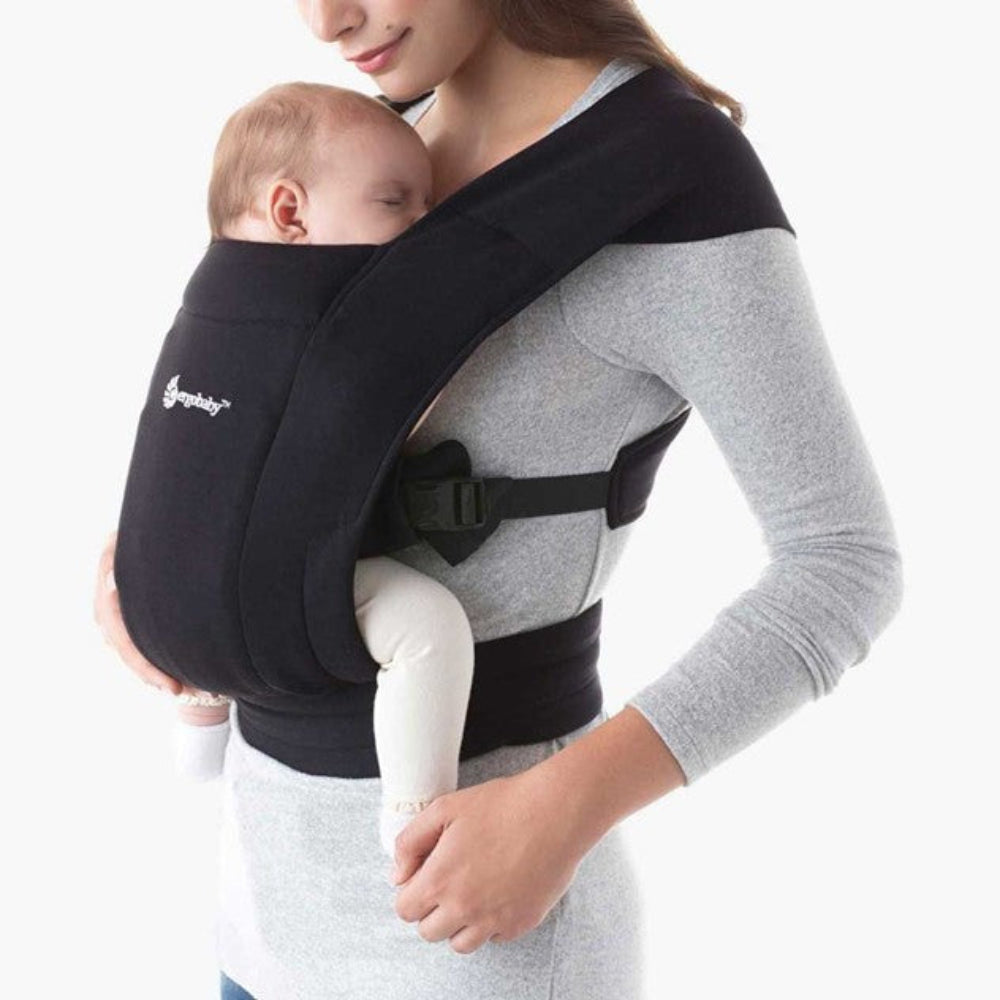Ergobaby Embrace Newborn Baby Carrier - Pure Black