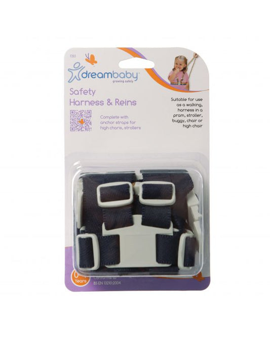 Dreambaby F250 Safety Harness & Reins Navy