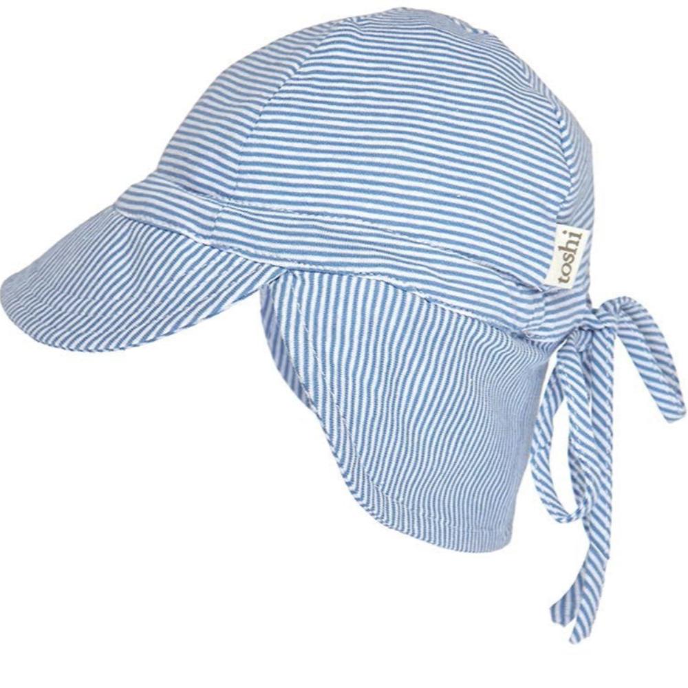 Toshi Flap Cap Baby - Sky