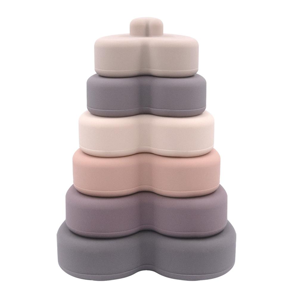 Playground Silicone Heart Stacking Tower