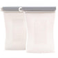 Junobie Reusable Silicone Breastmilk Storage Bags - 2 pk - Grey