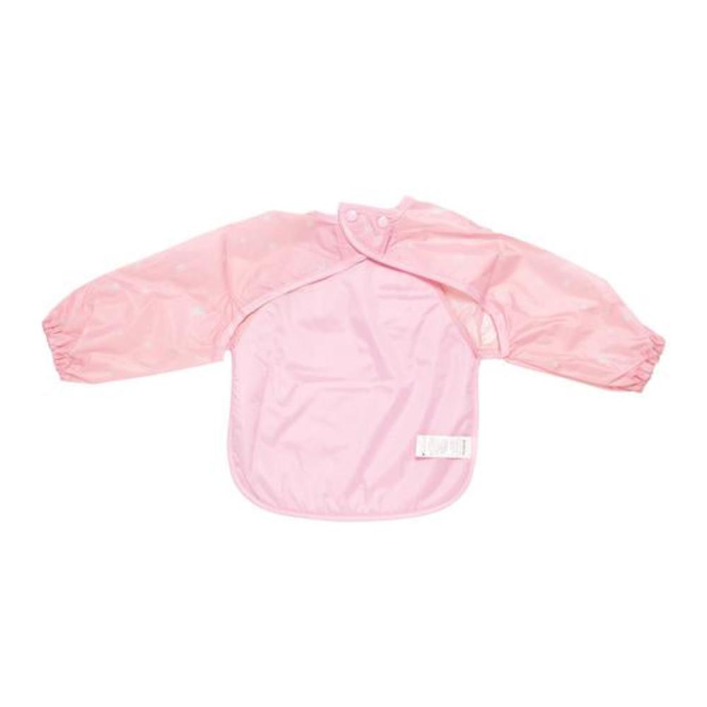 All4Ella Long Sleeve Bib - Star Pink