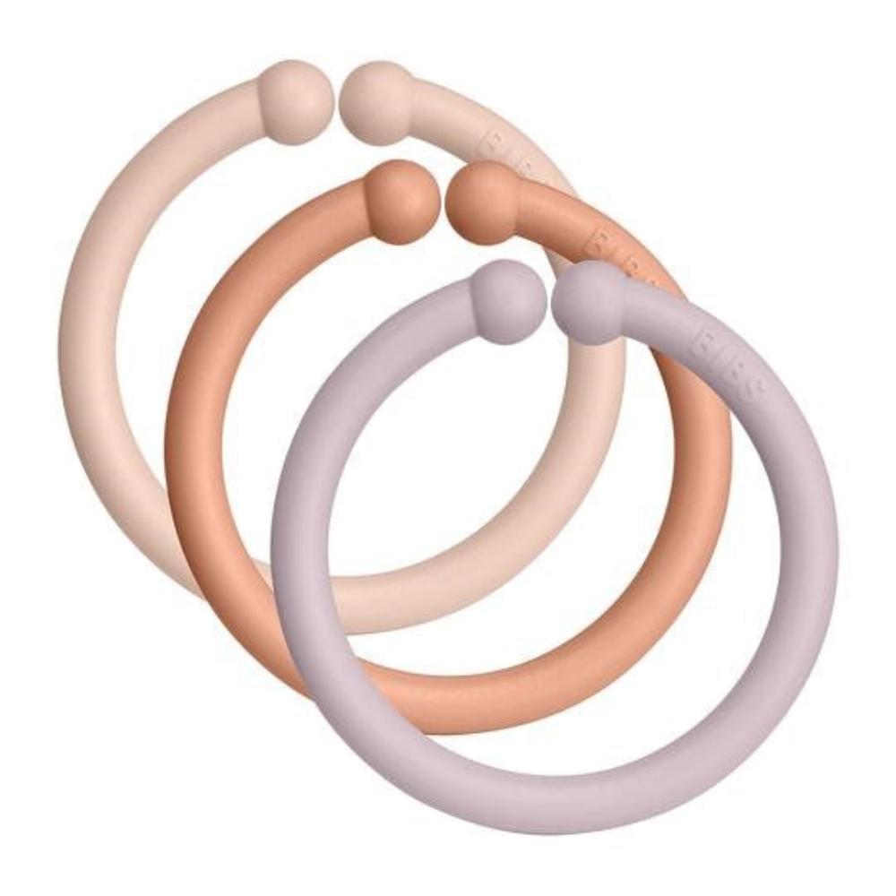 Bibs Loops - 12 pce Blush/Peach/Dusky Lilac