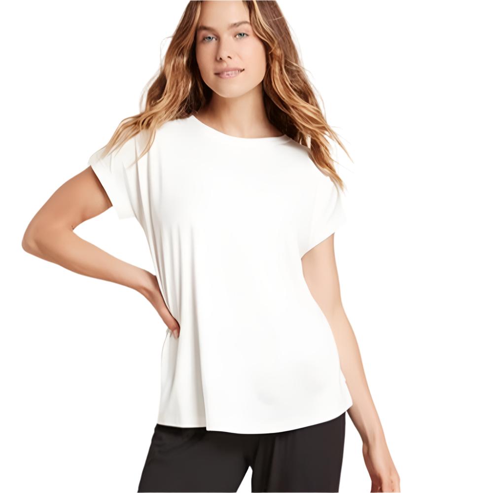 Boody Downtime Lounge Top - Natural White