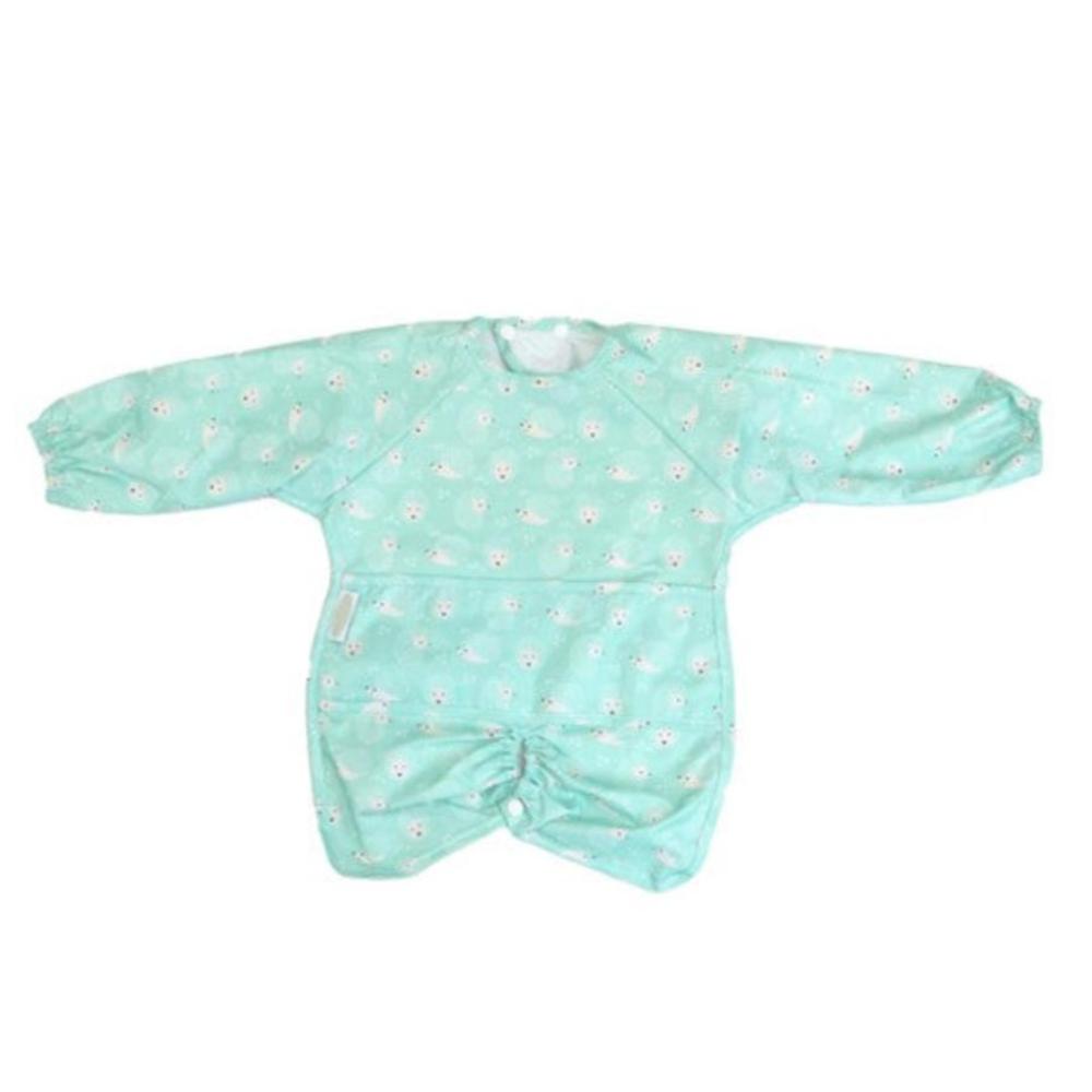 Silly Billyz Long Sleeve Nylon Highchair Hugger Bib - Hedgehog