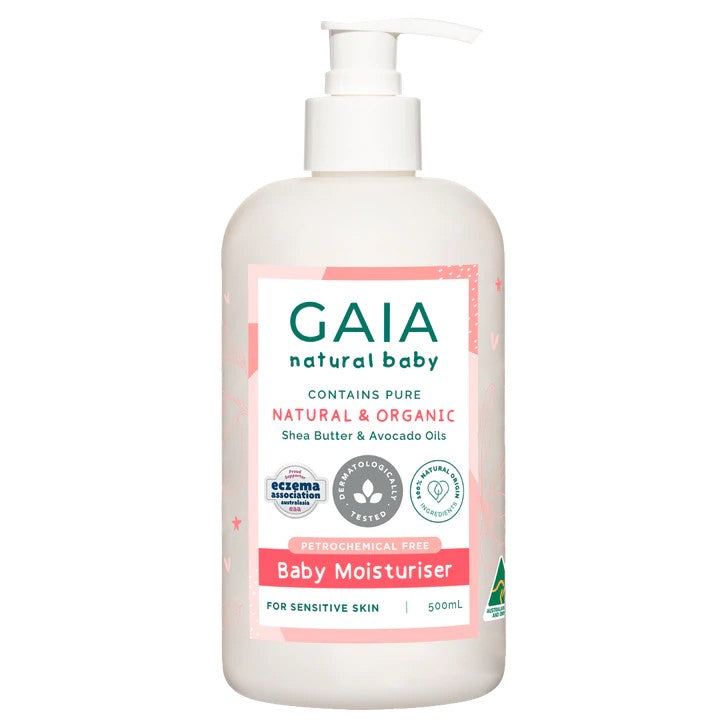 GAIA Natural Baby Moisturiser 500 ml