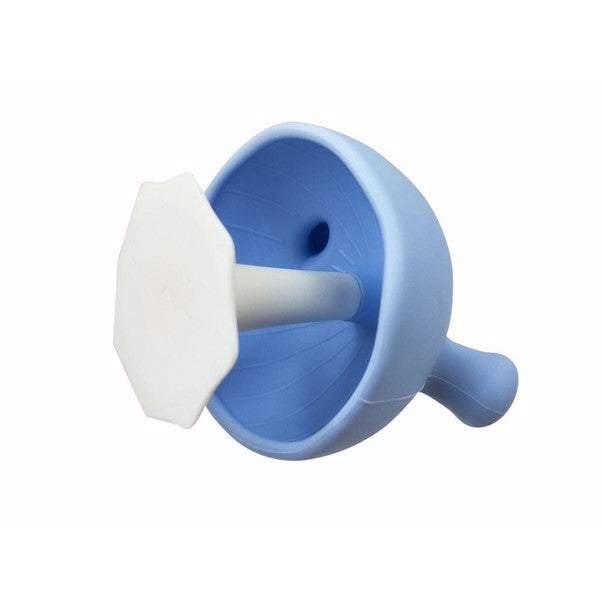 Mombella Mushroom Teether Toy - Light Blue