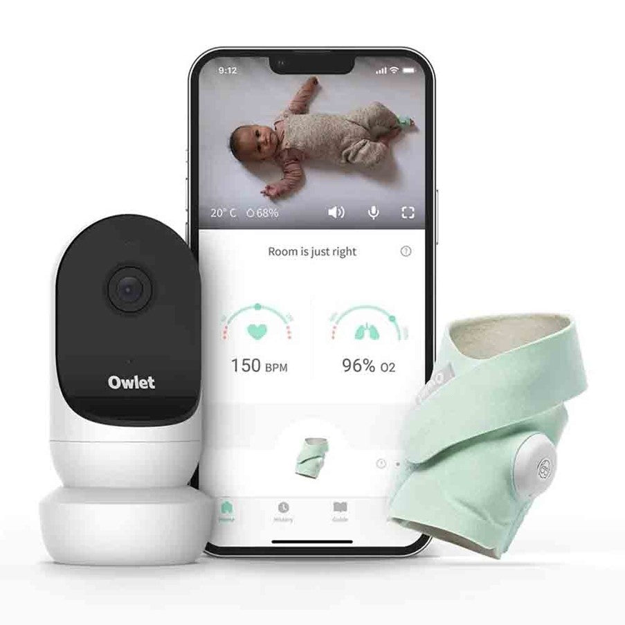Owlet Baby Monitor Duo Smart Sock V3 & Video Camera with App