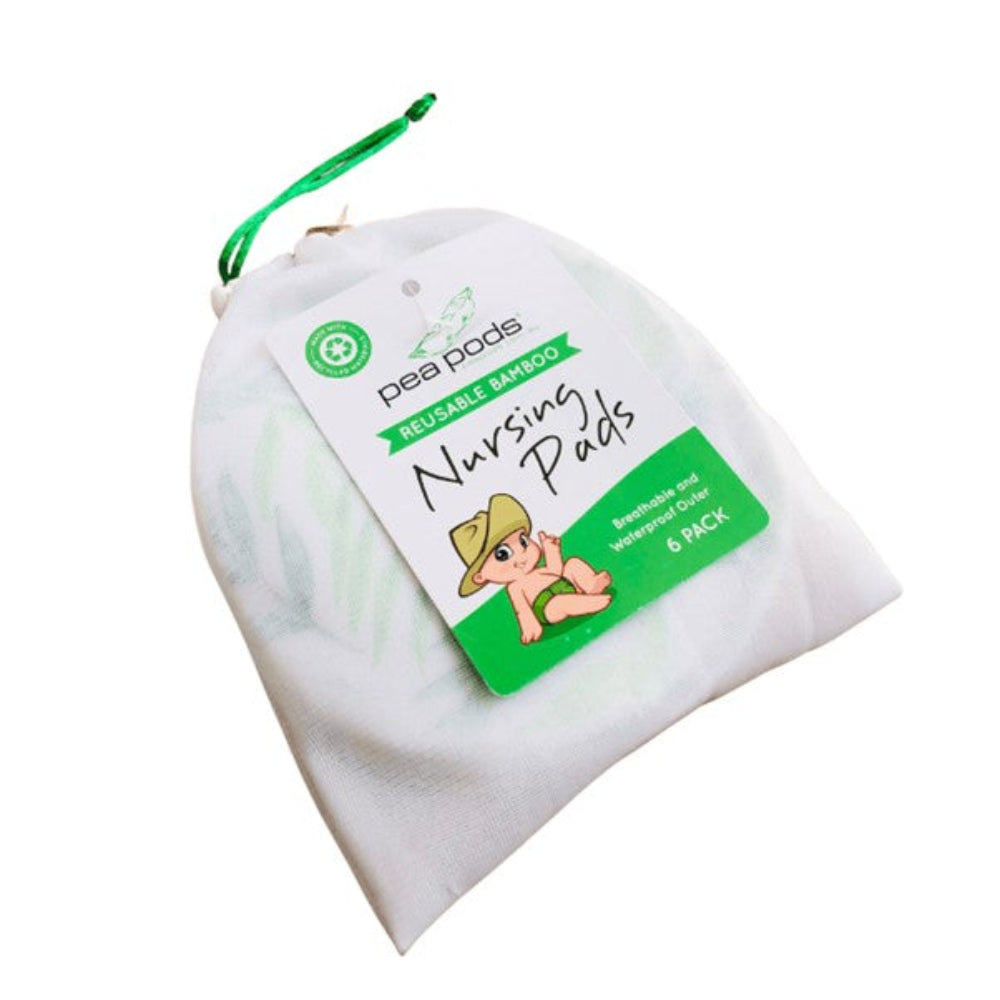 Pea Pods Nursing Pads 6 Pk - Eucalyptus