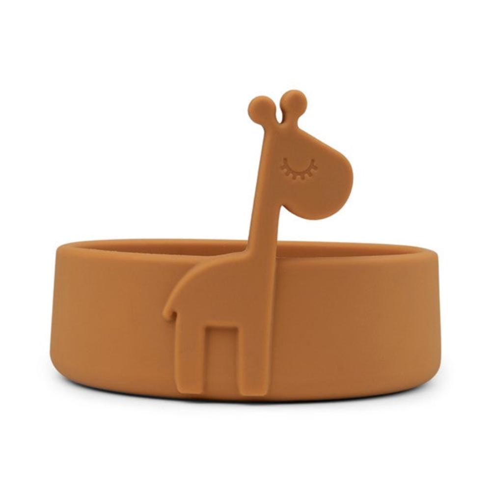Done by Deer Peekaboo Bowl Raffi - Mustard