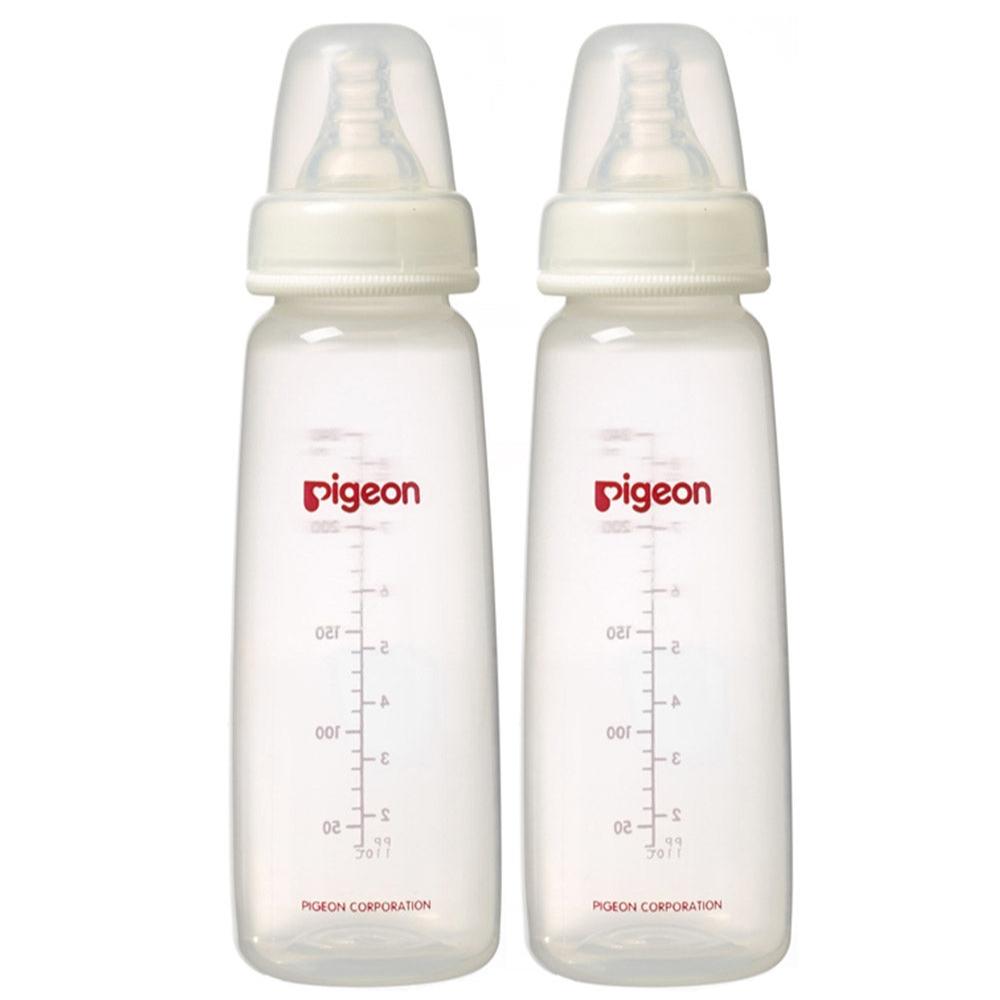 Pigeon Slim Neck Bottle 240ML Twin Pack PP M – babygoodswarehouse