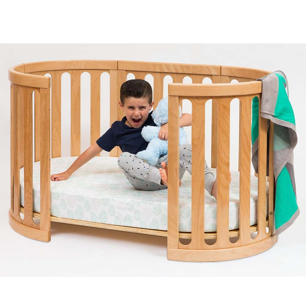Cocoon Nest Cot with Mattresses - Natural