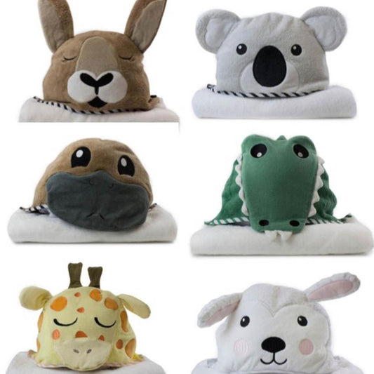 Bubba Blue Animal Novelty Hooded Towel