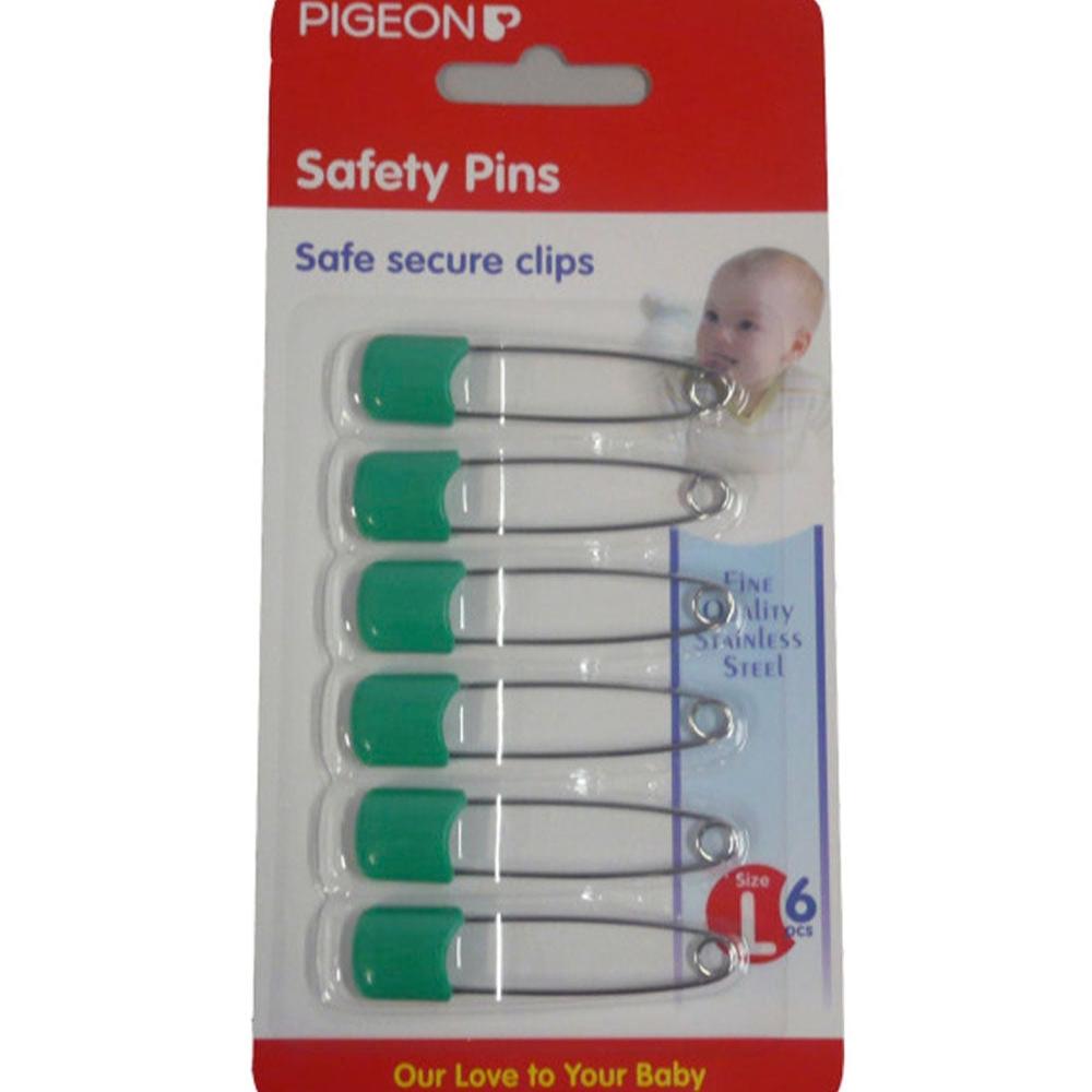 Pigeon Safety Pins 6 Pack