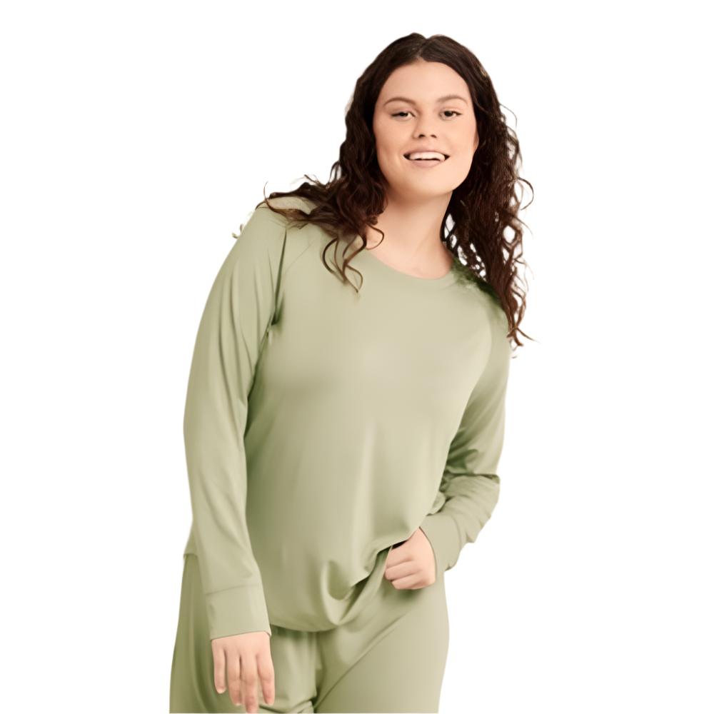 Boody Goodnight Raglan Sleep Top - Sage