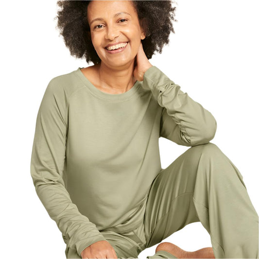 Boody Goodnight Raglan Sleep Top - Sage