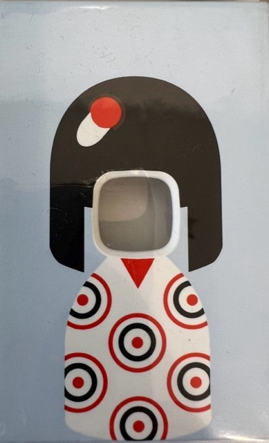 Clip On Neo Dress Up For Light Switches Blue/Japanese Lady